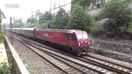 [拍火车]HXD3D+25T包头-南宁（Z335）广铁沙塅 新开铺下行