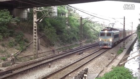 [拍火车]SS8+25G惠州-武昌（k436）遇货列 广铁沙段 新开铺
