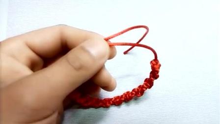 手工编绳基础教程, 教你如何用秘鲁结给手链收尾的编织, 赶紧看一下, 记得收藏哦