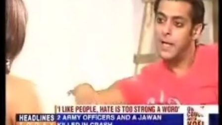 shahrukh khan And I cant be friends says Salmaan Khan english Interview 16th Aug 2008 part6