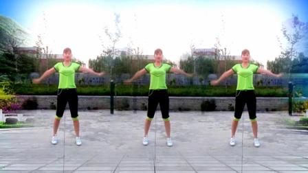 点击观看《红豆广场舞 健身操 满江红 三人对跳送给大家!》