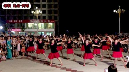 点击观看《阿采广场舞 晚上村头团队跳 广场舞 全村的几千号老爷们都去围观了》