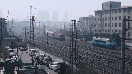 [火车]SS8&HXD3D+25G[K4637]郑州-信阳 郑局郑段 郑州出站