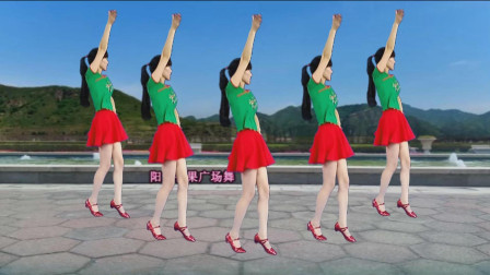 点击观看《阳光溪柳广场舞 《歌在飞》动感时尚, 32步水兵风格的舞蹈好看好学!》