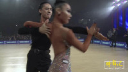 2018中国体育舞蹈公开赛(温州站)A组L决赛-桑巴