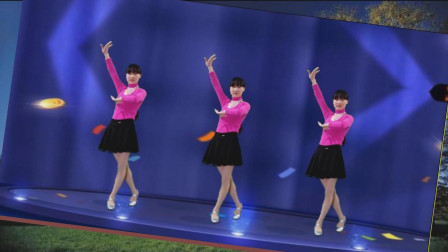 点击观看《阳光溪柳广场舞《不要停》32步动感大众健身广场舞》