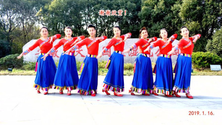 点击观看《明月阳阳广场舞《小卓玛》藏族舞动作分解教学》
