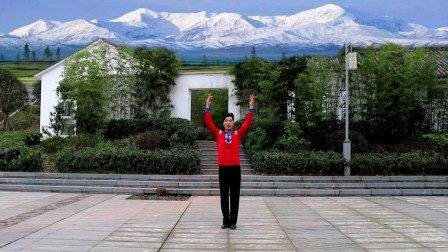 点击观看《凤凰六哥广场舞《雪域赞歌》原创藏族舞分解教学》
