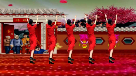 点击观看《钦钦广场舞《正月里来是新春》欢快喜庆的广场舞祝大家情人节快乐》
