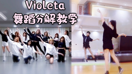 点击观看《流行现代舞教学IZONE-Violeta 紫嘉儿镜面教程分解》