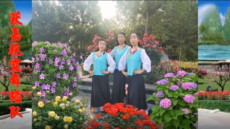 点击观看《初级入门藏族舞梦见你的那一夜 获嘉艳霞舞蹈队习舞视频》