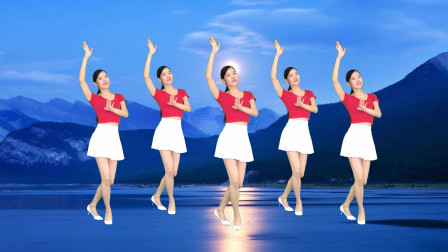 点击观看《简单步子舞视频32步 新生代广场舞《梨花飞情人泪》》