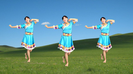点击观看《阿采零基础藏舞蹈视频拉萨夜雨 轻松简单好学》