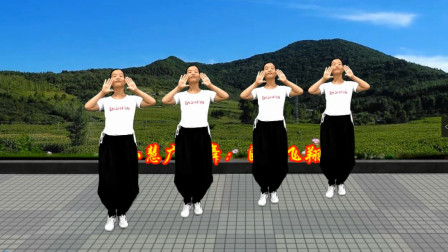 点击观看《小慧广场舞《自由飞翔》简单草原健身舞视频》