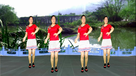 点击观看《鼓点好踩32步健身舞视频回到山沟沟 陕北经典民歌广场舞》