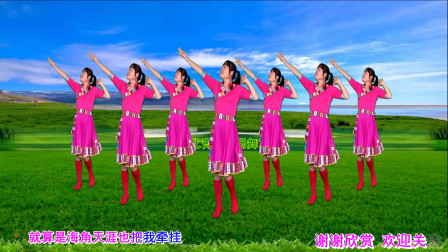 点击观看《河北青青广场舞《阿尔山的姑娘》32步》