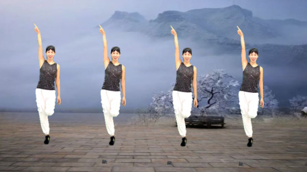 阿采广场舞《天边的情哥哥》32步减肥跳步子舞教学 跳着跳着就会了