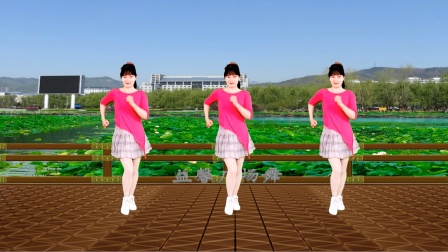 益馨广场舞-64步 动感健身舞《夜猫》动感64步健身舞，背面示范