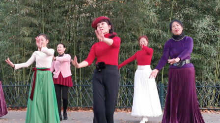 紫竹广场舞《芦花美》歌声悠扬舞姿曼妙，优美舞蹈