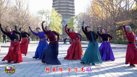 玲珑广场舞《朝圣西藏》，今年第一次跳这支舞！