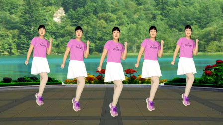 网红32步广场舞《命里缺个你》动感新颖，简单时尚，百看不厌