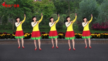 经典红歌广场舞《毛主席的光辉》藏族舞风格