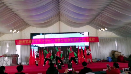 宣城市老体协宣东广场舞分会第五届年会展演节目《广场舞一家亲》