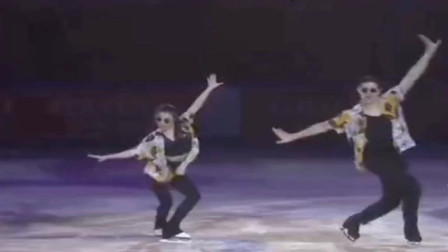 全国花样滑冰锦标赛冠军组合激情演绎《DJ版一剪梅》，这是把广场舞搬上国际赛场了吗？