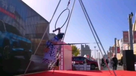 空中舞蹈吊环舞演出 西安北郊盛龙广场零基础吊环舞培训