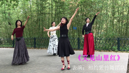 【舞】相约紫竹舞蹈队表演《又见山里红》，2021年6月8日紫竹院