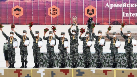 第一！第一！第一！国际军事比赛颁奖3次奏响中国国歌