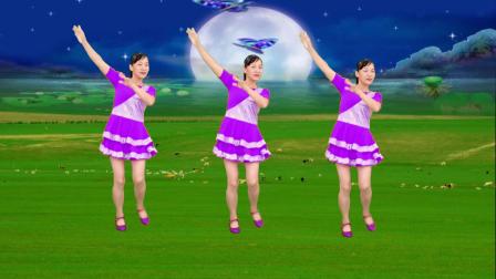 玫香广场舞 第二季  网络流行广场舞 玫香广场舞原创《月亮代表我的中国心》正背面附教学