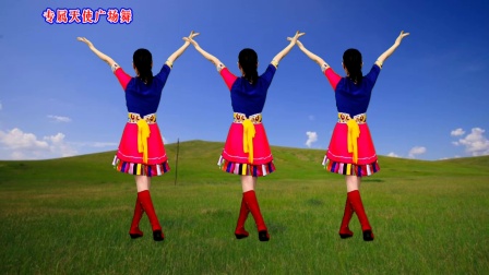 藏歌天籁广场舞《欢乐的海洋》零基础32步，简单易学，一看就会