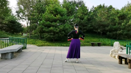 任雪燕广场舞原创抒情蒙古族舞蹈《游牧时光》