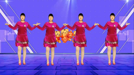 32步广场舞《欢乐中国年》辞旧迎新，唱响欢乐幸福年#广场舞 #年会舞蹈