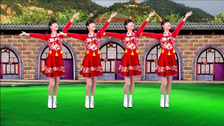 陕北民歌广场舞《走西口》送给外出打工族，祝平安喜乐