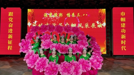 宣城市老体协宣东广场舞分会巜走进春天》队形版