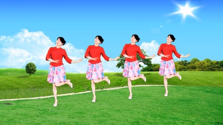 益馨广场舞-步子舞 一曲《红马鞍》健身广场舞，醉美草原风，好看，好学