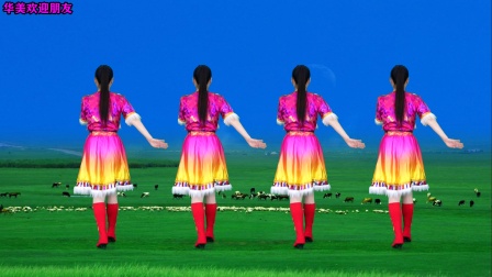 藏歌天籁《我想回拉萨》民族舞蹈，背面带跳，学跳更轻松