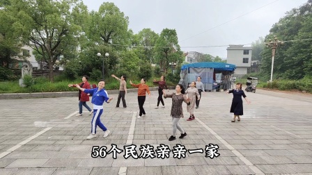 《母亲是中华》广场舞_来自大汾镇的广场舞舞蹈艺术家们倾情演艺