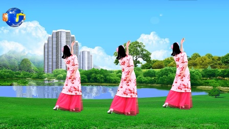 益馨广场舞 合集23 最新广场舞《愿你》背面示范，完整版
