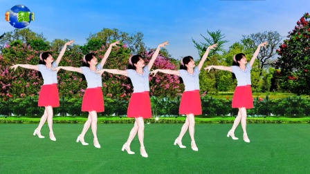 益馨广场舞-入门教学 合集3 广场舞《摇太阳》32步健身舞，歌甜舞美，附背面示范