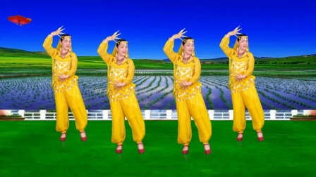 玫香广场舞 第五季  民族风格舞蹈 西域风情舞蹈《就是喜欢你》旋律优美，欢快动听，正面附教学