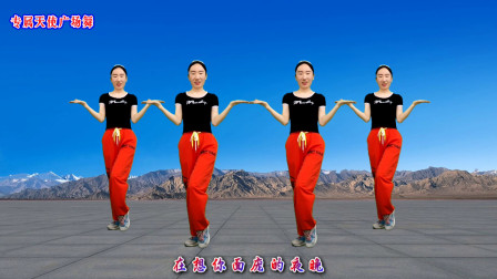 藏歌天籁广场舞《拉萨夜雨》32步附分解