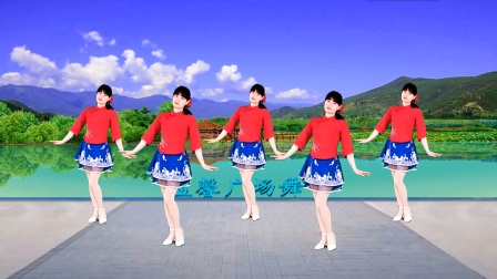 益馨广场舞简单易学中老年健身舞 广场舞《自由飞翔》歌嗨嗨，舞美美，简单欢快32步，送给你