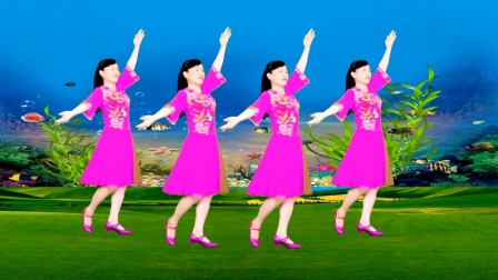 玫香广场舞-64步 经典老歌广场舞《珊瑚颂》歌声悠扬，刘紫玲演唱