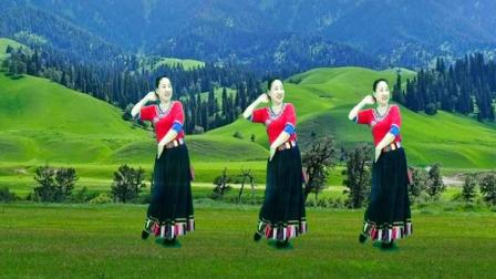 广场舞《画你》一曲非常好听的藏族浪漫情歌，舞步舒缓优美