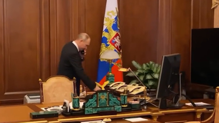 瓦格纳集团事件后，俄官方首次发布普京在克宫处置危机画面