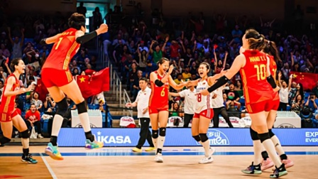 3比1！中国女排世联赛击败巴西队，成功闯入四强