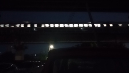 DF11G 0200和DF11G 0041牵引Z386次列车快速通过西江大桥-3